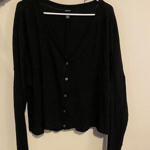 Wild Fable V-neck button up sweater